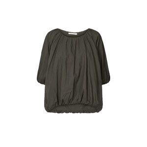 Rabens Saloner Rachelle Voile Cloud Blouse - Pirate Black